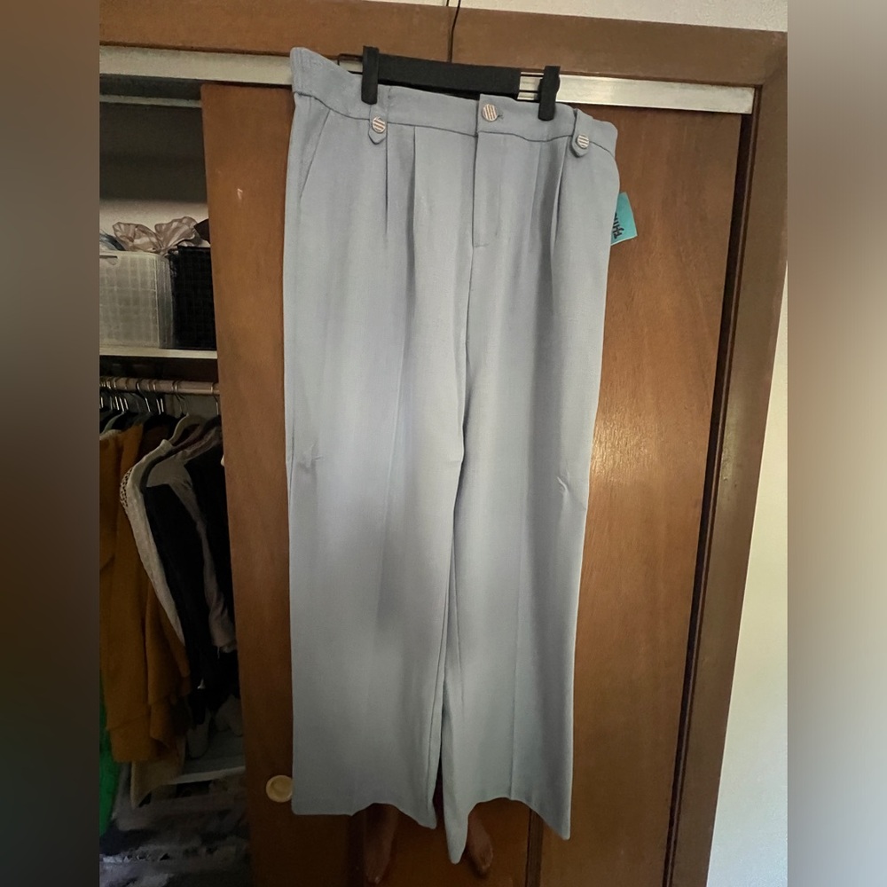 Nicole Miller light blue dress pants